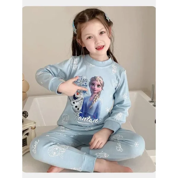 ⁦أنيمي الشكل إلسا 2 قطعة Kawaii منامة ملابس المنزل⁩ - الصورة ⁦4⁩