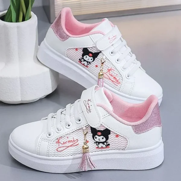 أحذية Sanrio kuromi Girl المسطحة