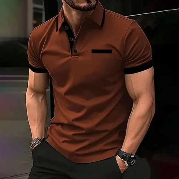 ⁦قميص بولو رجالي صيفي جديد لعام 2025⁩ - الصورة ⁦5⁩