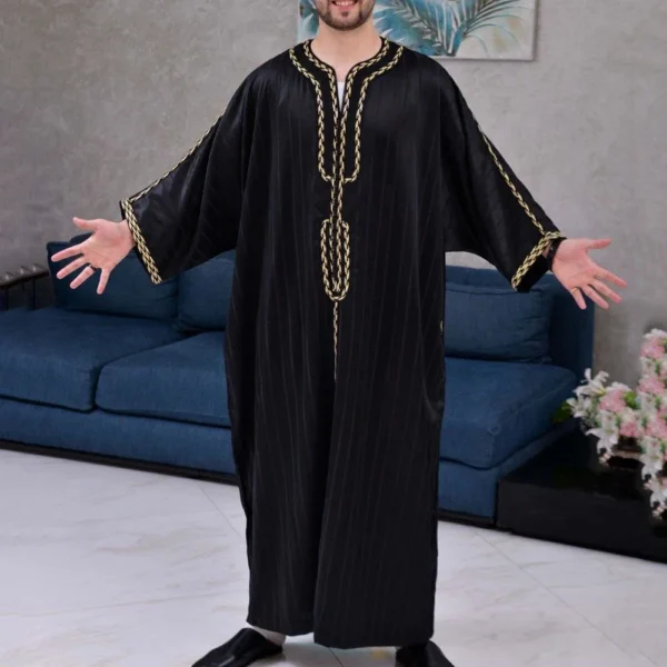 جوبا ثوب طويل الأكمام الملابس