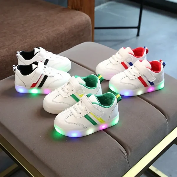 ⁦أحذية الأطفال Led للأولاد⁩ - الصورة ⁦2⁩