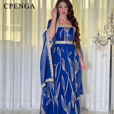 عباية سهرة أنيقة طويلة باكمام طويله شفافه - الصورة 4