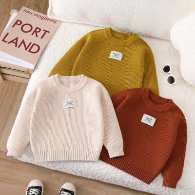 البلوزاه للفتيان والفتيات متماسكة الشتاء سميكة دافئ - الصورة 4