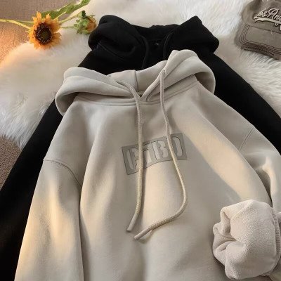 بلوزه نمط أغطية رأس مطبوعة للرجال الخريف عادية القطن الصوف المتضخم