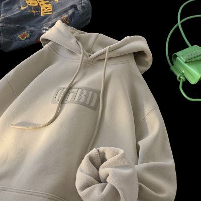 بلوزه نمط أغطية رأس مطبوعة للرجال الخريف عادية القطن الصوف المتضخم - الصورة 5