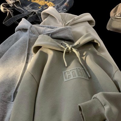 بلوزه نمط أغطية رأس مطبوعة للرجال الخريف عادية القطن الصوف المتضخم - الصورة 6